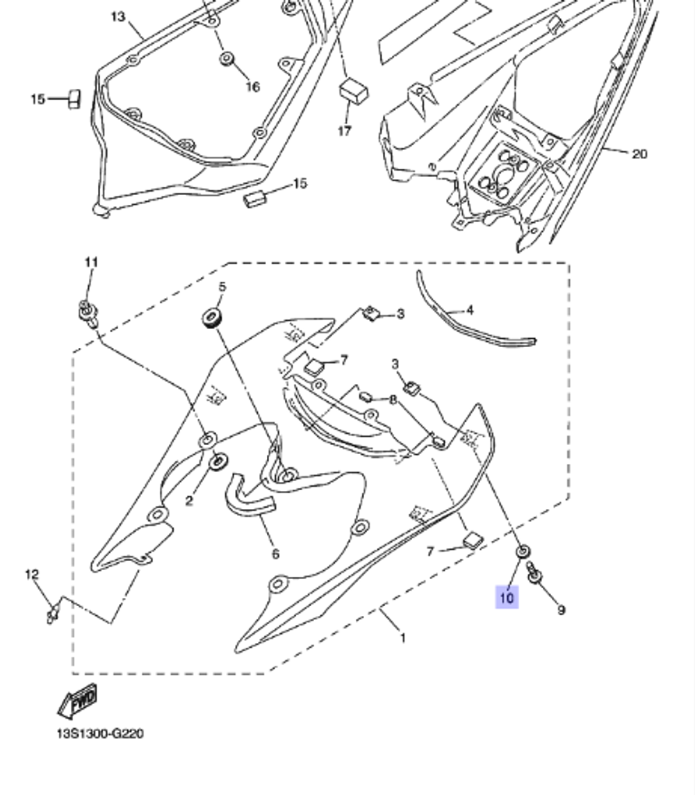 Шайба Yamaha 902020518000