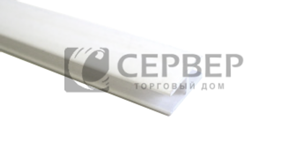 Профиль для соединения ДВП белый 2м