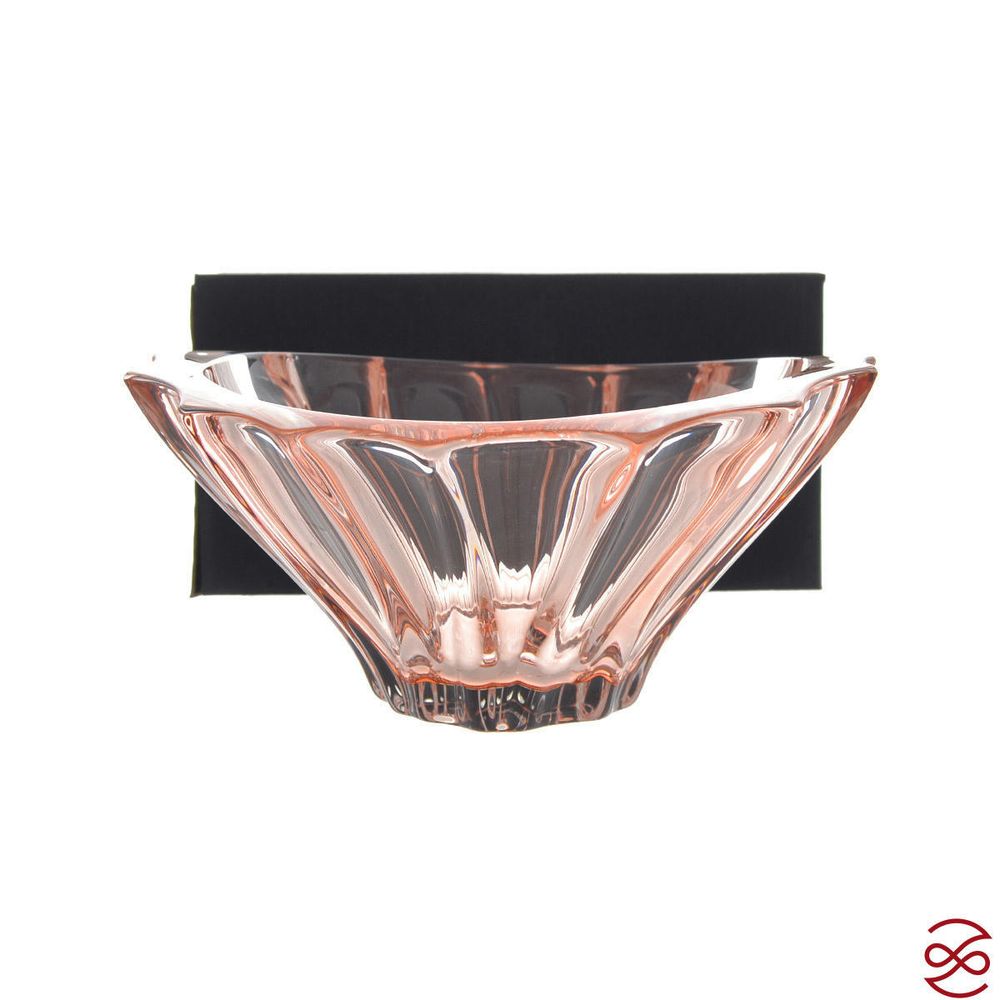 Конфетница Aurum Crystal Plantica 22 см розов.