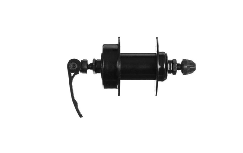 Втулка перед, сталь, под диск, эксц, 32 отв. ось 3/8''х100x140мм, черная