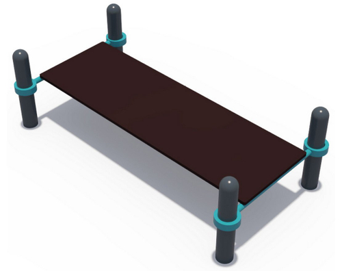 Скамья для пресса прямая Воркаут СОВ 01140