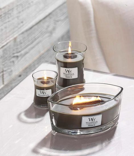 Пихта, ароматическая свеча, WoodWick