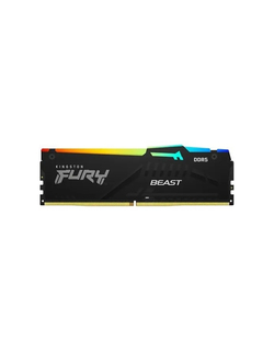 Оперативная память Kingston 32GB 5600MT / s DDR5 CL40 DIMM FURY Beast RGB KF556C40BBA-32
