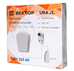 Антенна Вектор 104 URA.L 12 В 3 м с б/п уп.40
