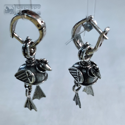 Серьги "Уточки"