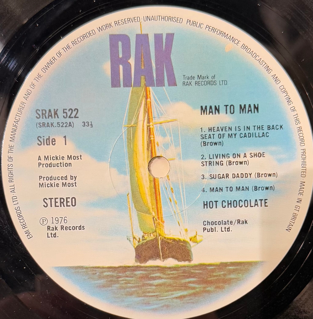 Виниловая пластинка Hot Chocolate- Man To Man LP