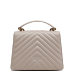 кожаная сумка-мессенджер love one Pinko - серый(100071 A0GK)