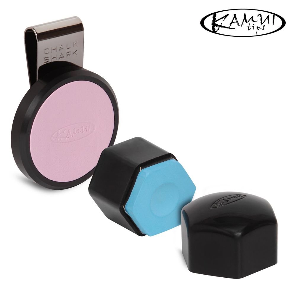 Держатель для мела Kamui Roku Chalk Shark магнитный розовый