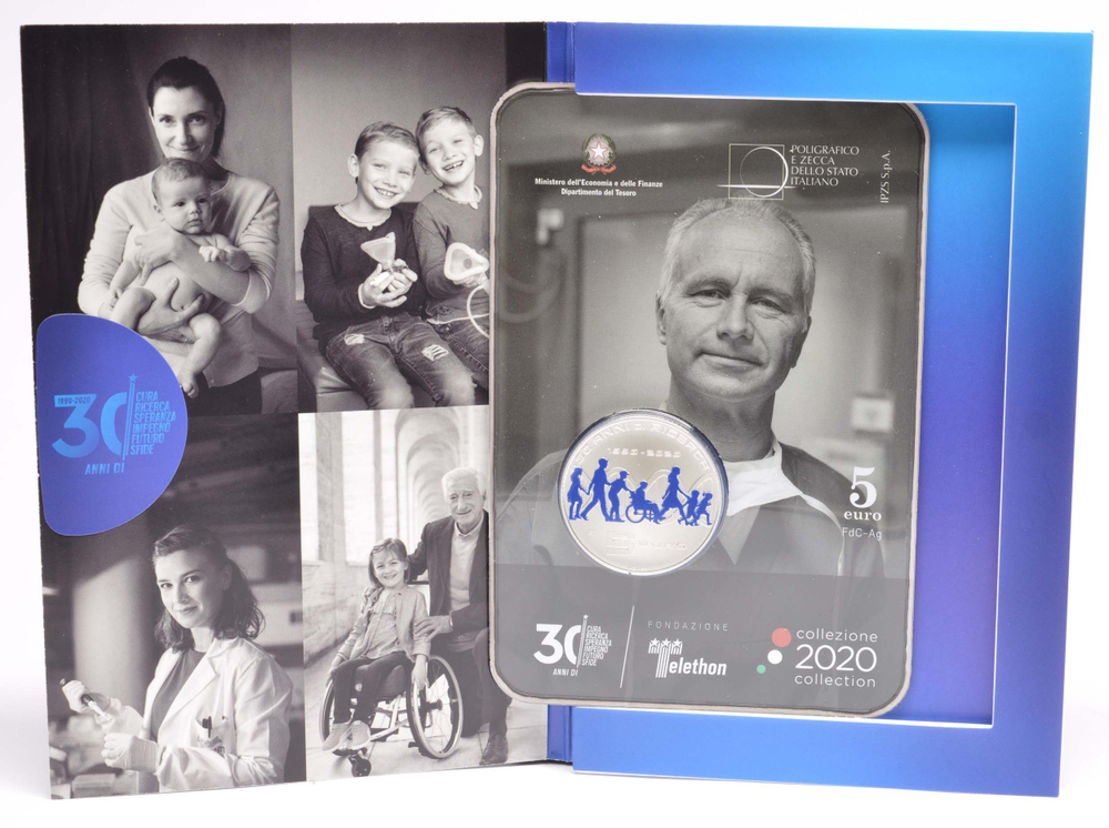 ИТАЛИЯ, 2020, 5 ЕВРО [СЕРЕБРО]