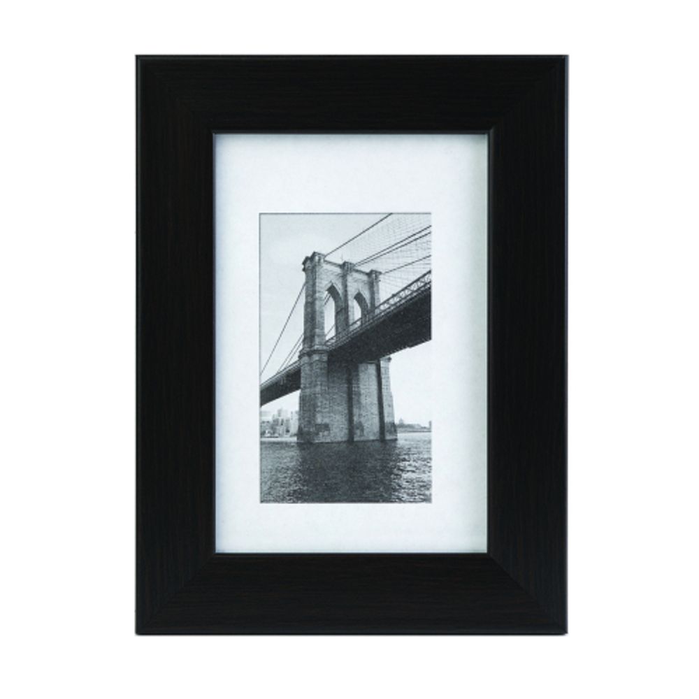 Фоторамка Image Art 611/10х15 пластиковая со стеклом цвет венге