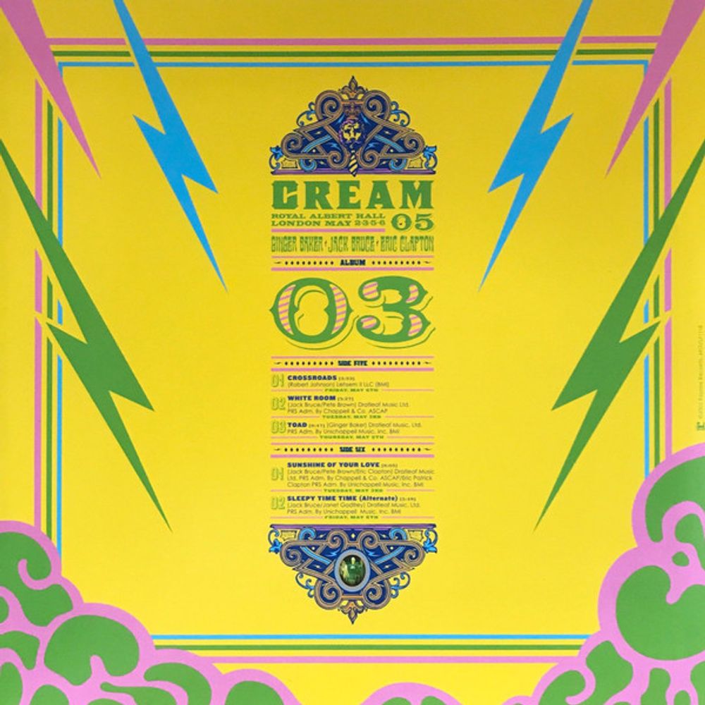 CREAM - ROYAL ALBERT HALL 2005 (3LP)