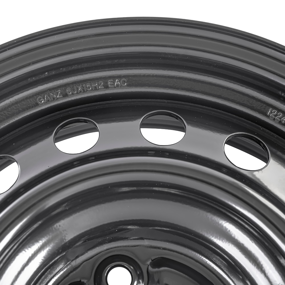 Диск штампованный R15 6J 4x100/60.1 ET36 GANZ Black GRN15020