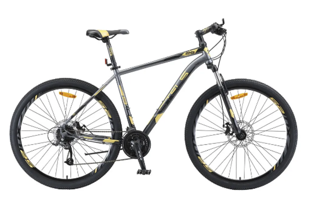 Велосипед 29"STELS Navigator-910 MD (2019),рама 18.5, черный/золотой