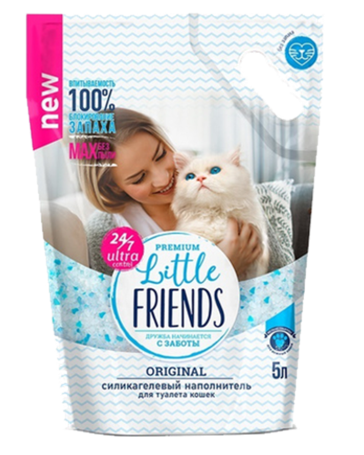 Little Friends Оригинал наполнитель силикагелевый 5л.