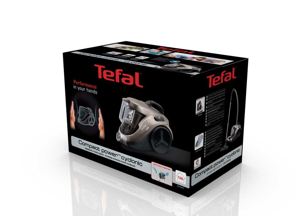 Пылесос с контейнером для пыли Tefal Compact Power TW3786RA