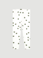 Комплект Mjölk Свитшот Пыльный ментоловый/Легинсы Яблочки, уценка