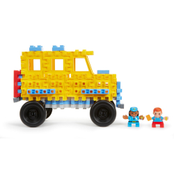 Little Tikes - Klocki Waffle - Набор Школьный автобус 644467