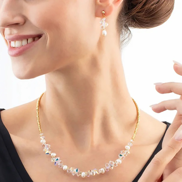 Серьги Coeur de Lion Crystal-Gold 1136/21-1816