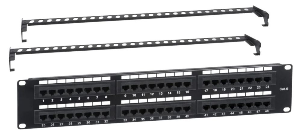 Патч-панель  Cabcoil PP48-UTP-6-2U-19