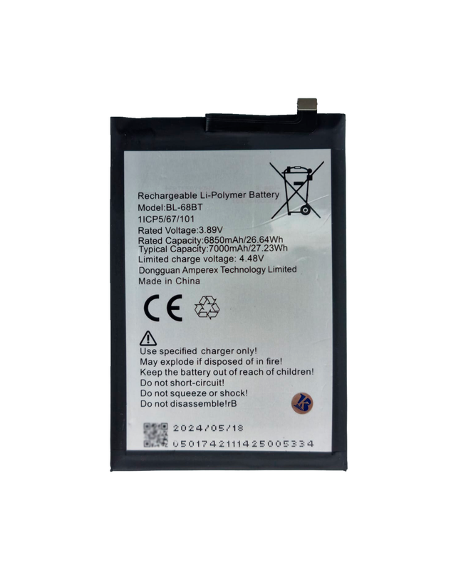 Аккумулятор для Pova Neo 2/ Neo 3/Neo 6 7000 mAh (BL-68BT)