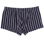 Удобные мужские боксеры из хлопка (Размер: L) (Цвет: синий с серым)