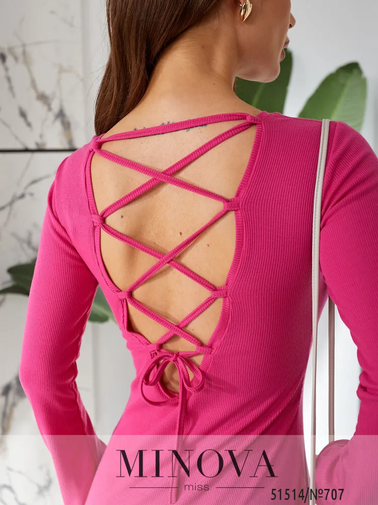 Платье 707-малиновый Minova