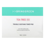 Bringgreen, Tea Tree Cica, успокаивающий тонизирующий диск для проблем, 150 г (5,29 унции)