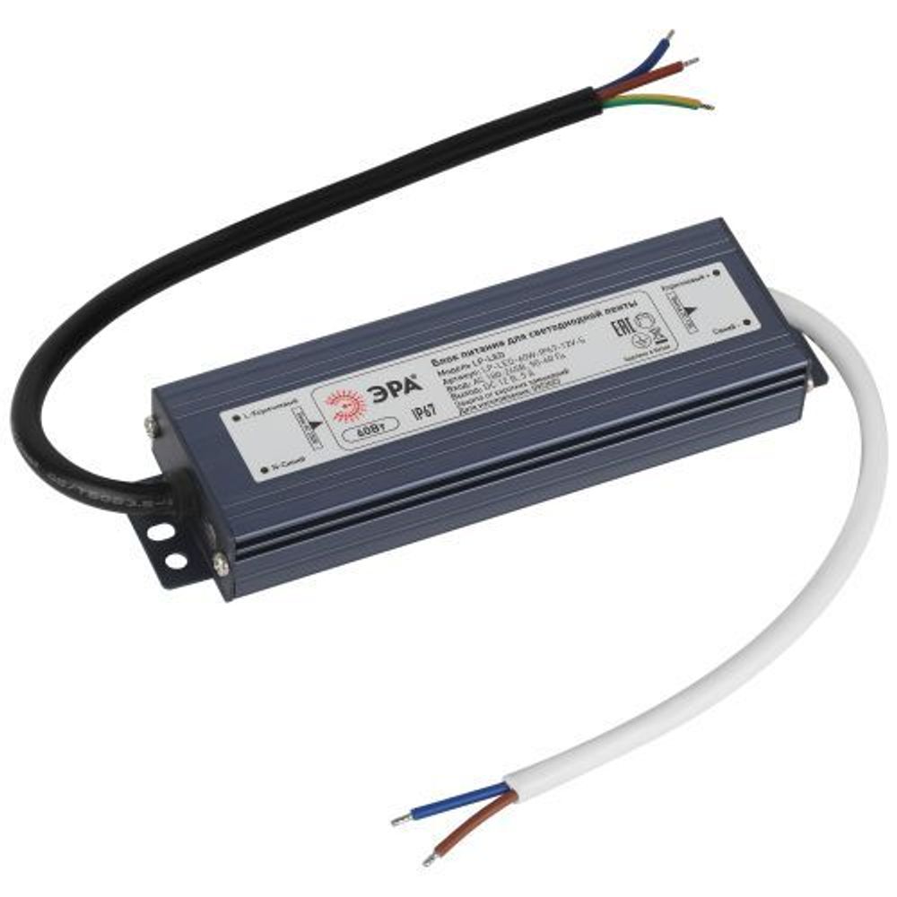 Блок питания LP-LED 60W-IP67-12V-S Эра Б0061136 Блок питания LP-LED 60W-IP67-12V-S Эра Б0061136