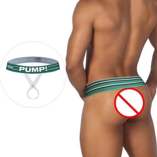 Мужской эротический аксессуар белый с зеленой резинкой PUMP! MP99-19
