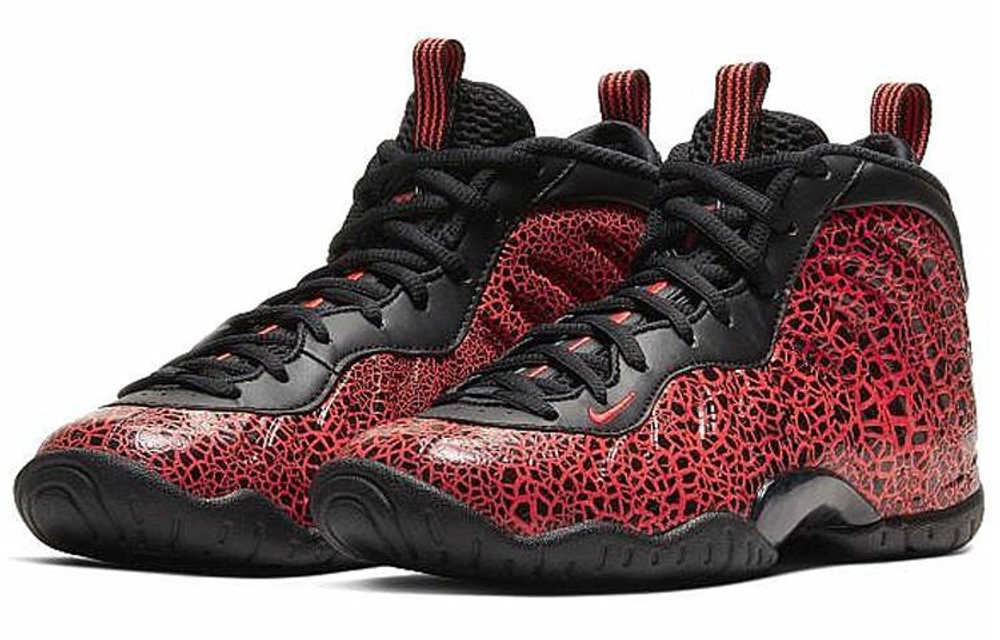 Кроссовки Nike Foamposite One Cracked Lava Pu (Женская размерная сетка)