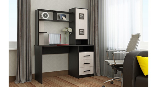 Стол компьютерный Фаворит Венге / Анкор светлый