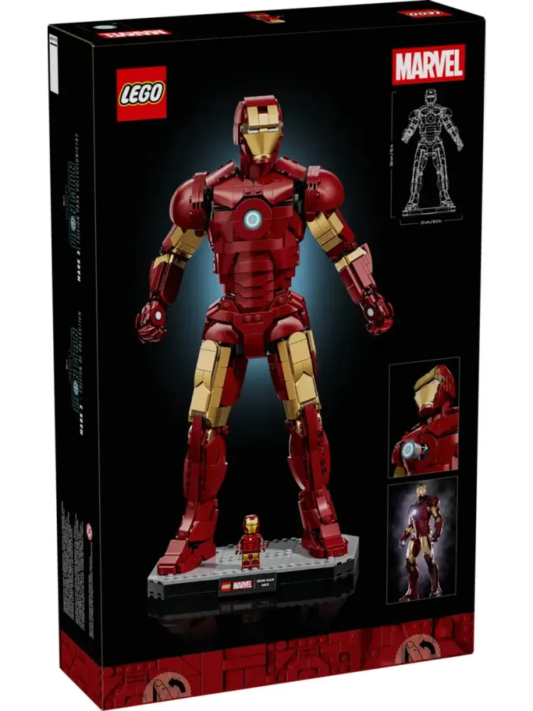 Конструктор Marvel 76344 Коллекционный Iron Man Mark 3