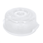 Комплект для СВЧ Sugar&Spice Vanilla: Крышка с паровыпускным клапаном d250 + поддон прозрачный