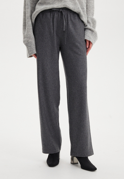 Брюки на резинке из шерсти