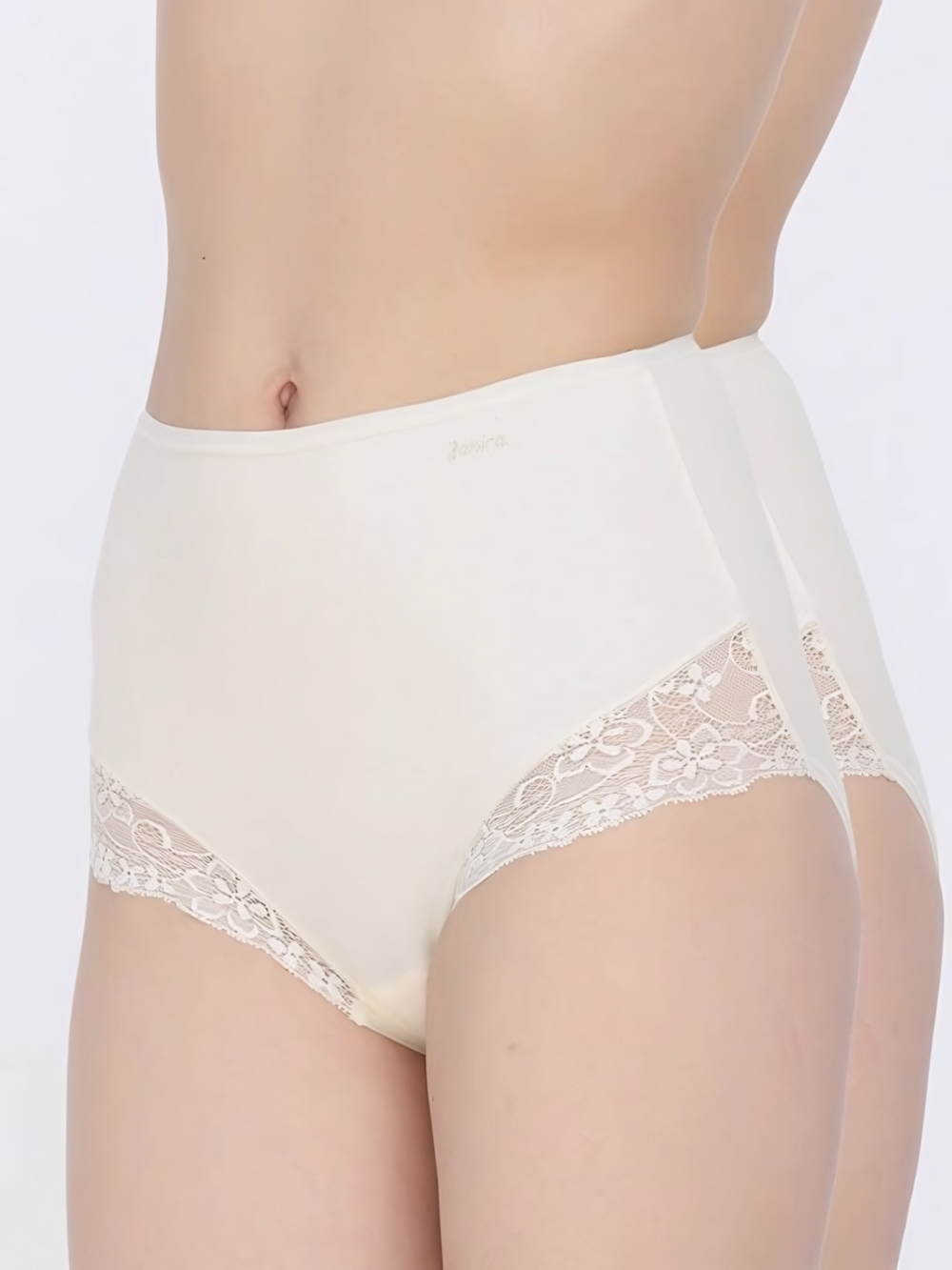 Набор из 2 высоких трусиков-слип Esencial (Размер: M) (Цвет: телесный)