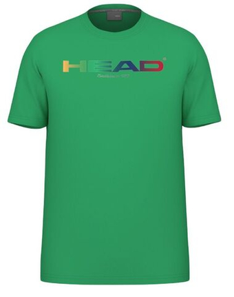 Футболка для мальчика теннисная Head Junior Off Court Rainbow T-Shirt - candy green