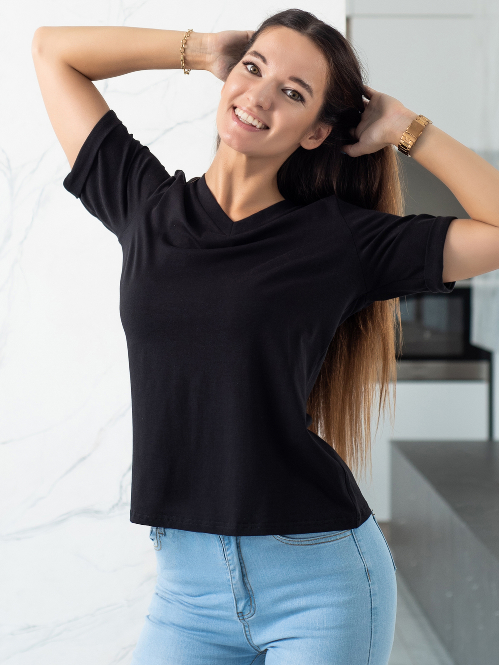 Футболка Villanelle, Черный