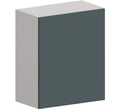 Кухня Модуль ШВ 600М Графит / Бирюзовая мята