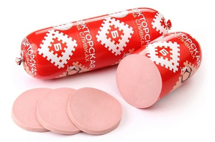 Колбаса "Докторская на сливках" вареная Брест