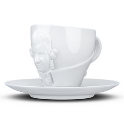 Чайная пара Talent, Wolfgang Amadeus Mozart, 260 мл, белая