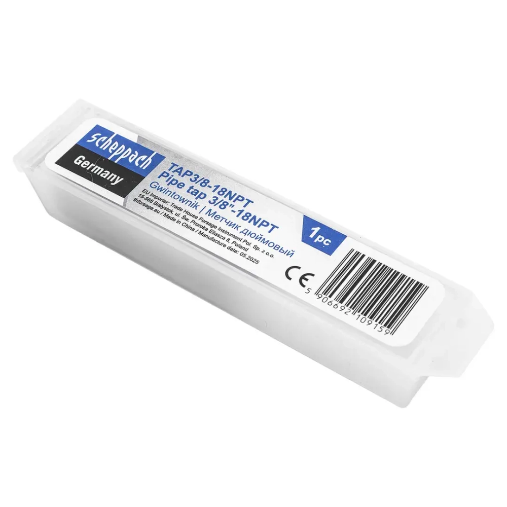 Метчик 3/8-18NPT (дюйм.) Scheppach Sch-TAP3/8-18NPT