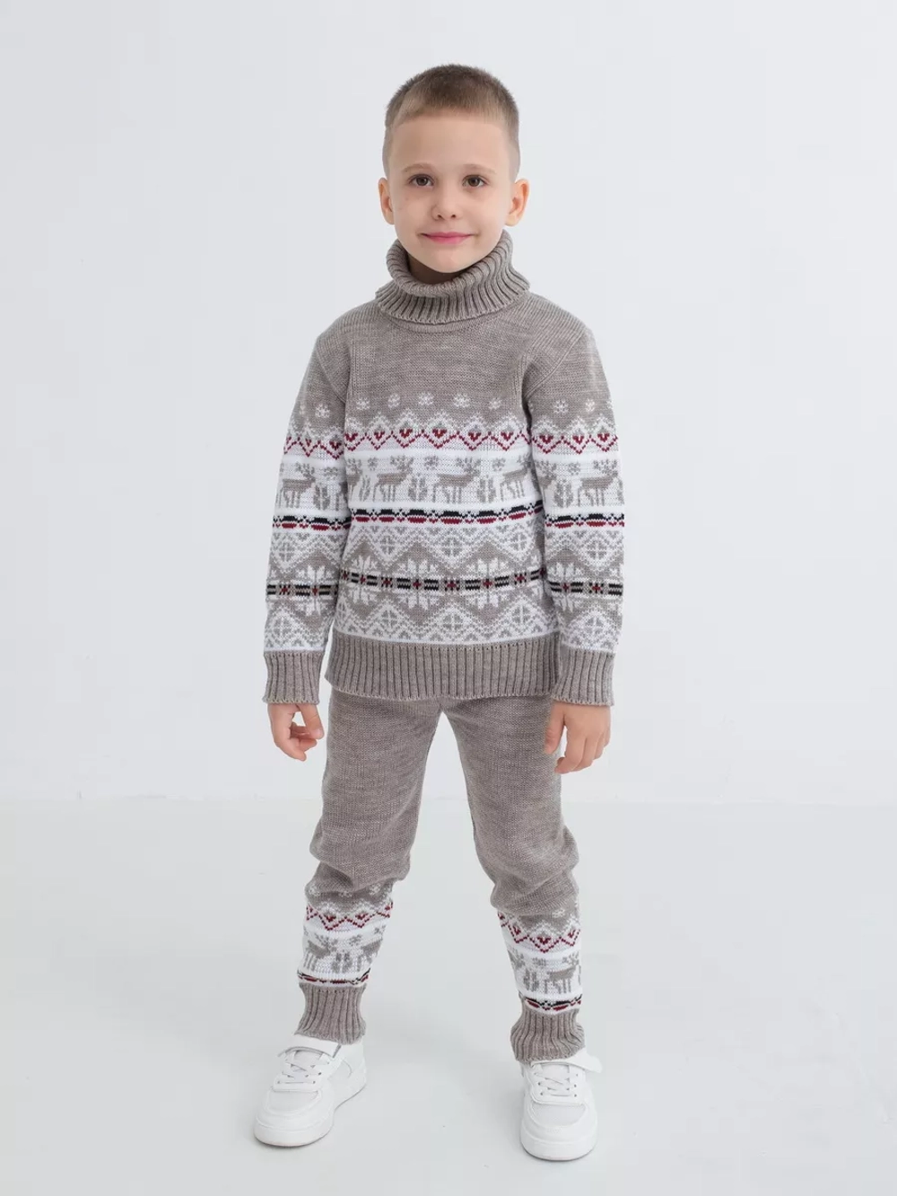 Рейтузы вязаные с орнаментом