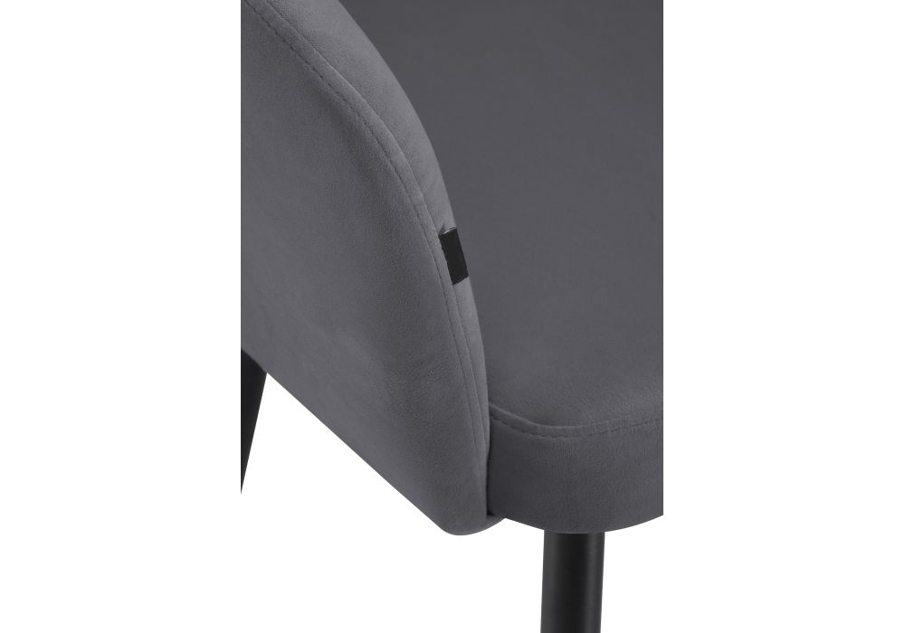 Стул на металлокаркасе Моншау крутящийся velutto 32 / черный