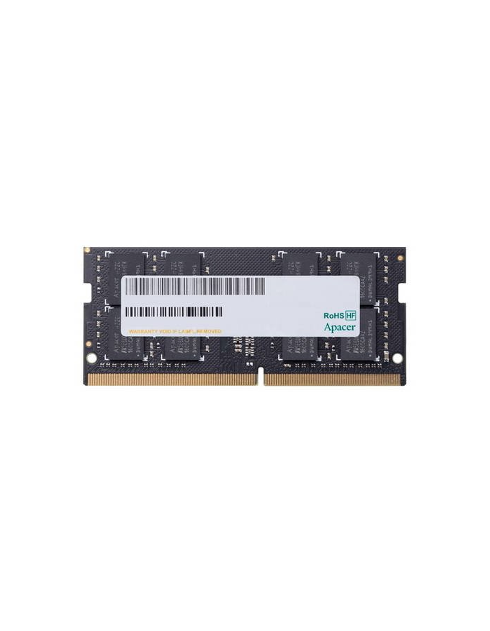 Apacer DDR4 16GB 2666MHz SO-DIMM (PC4-21300) CL19 1.2V (Retail) 1024*8 3 years (AS16GGB26CQYBGH/ES.16G2V.GNH)