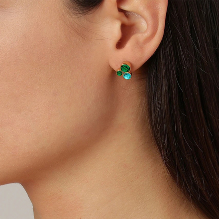 Серьги Dyrberg Kern AKI SG GREEN 390024