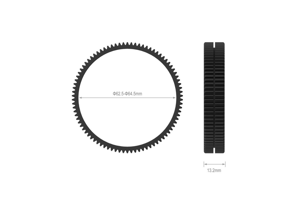 Зубчатое резиновое кольцо SmallRig 3291 (диаметр 62,5-64,5мм) для систем Follow Focus
