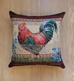 Декоративный гобеленовый чехол для интерьерной подушки Золотой гребешок 2 38*38