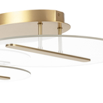 738053 Люстра ACRILE 33W LED 2691LM 120G ЗОЛОТО 3000K