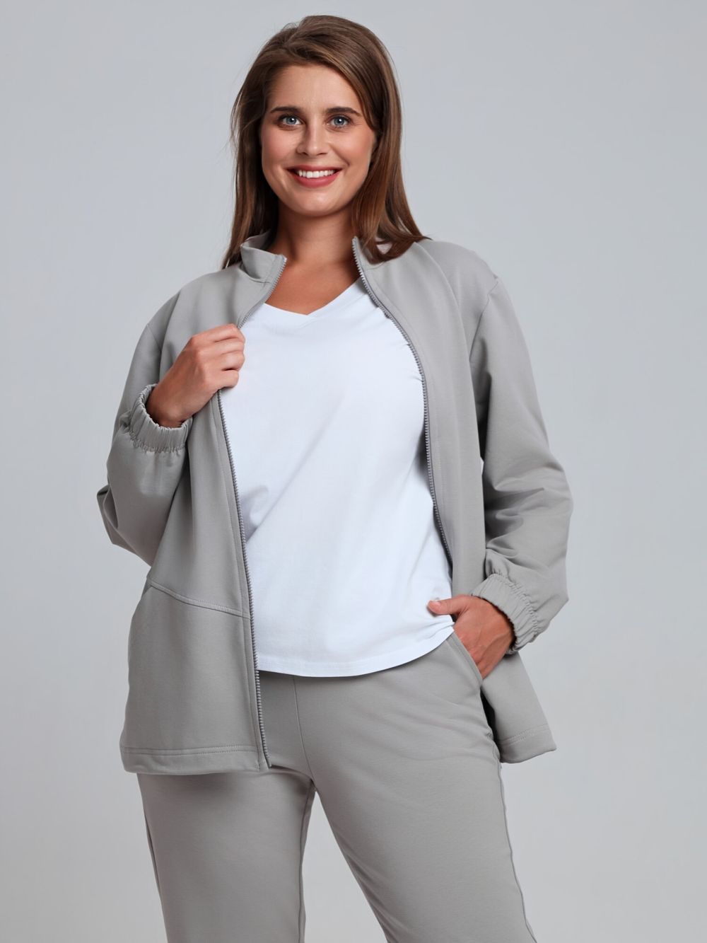 Костюм Далия Виотекс СЕРЫЙ