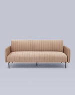 Диван прямой Дрезден велюр бежевый